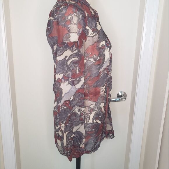 Vintage Anthropologie TieDye Blouse - Picture 4 of 10